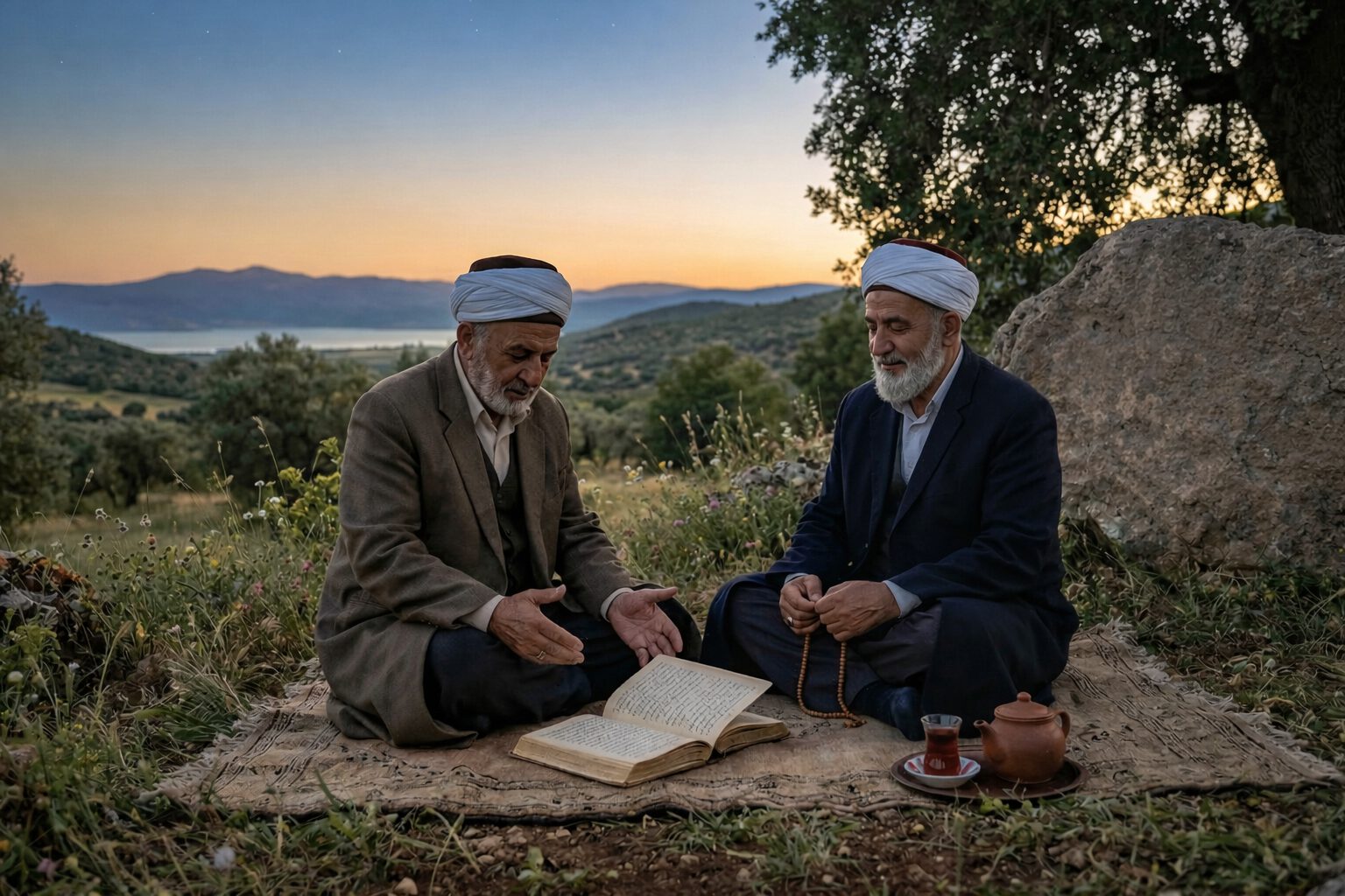 Wenn zwei Menschen über Allah sprechen