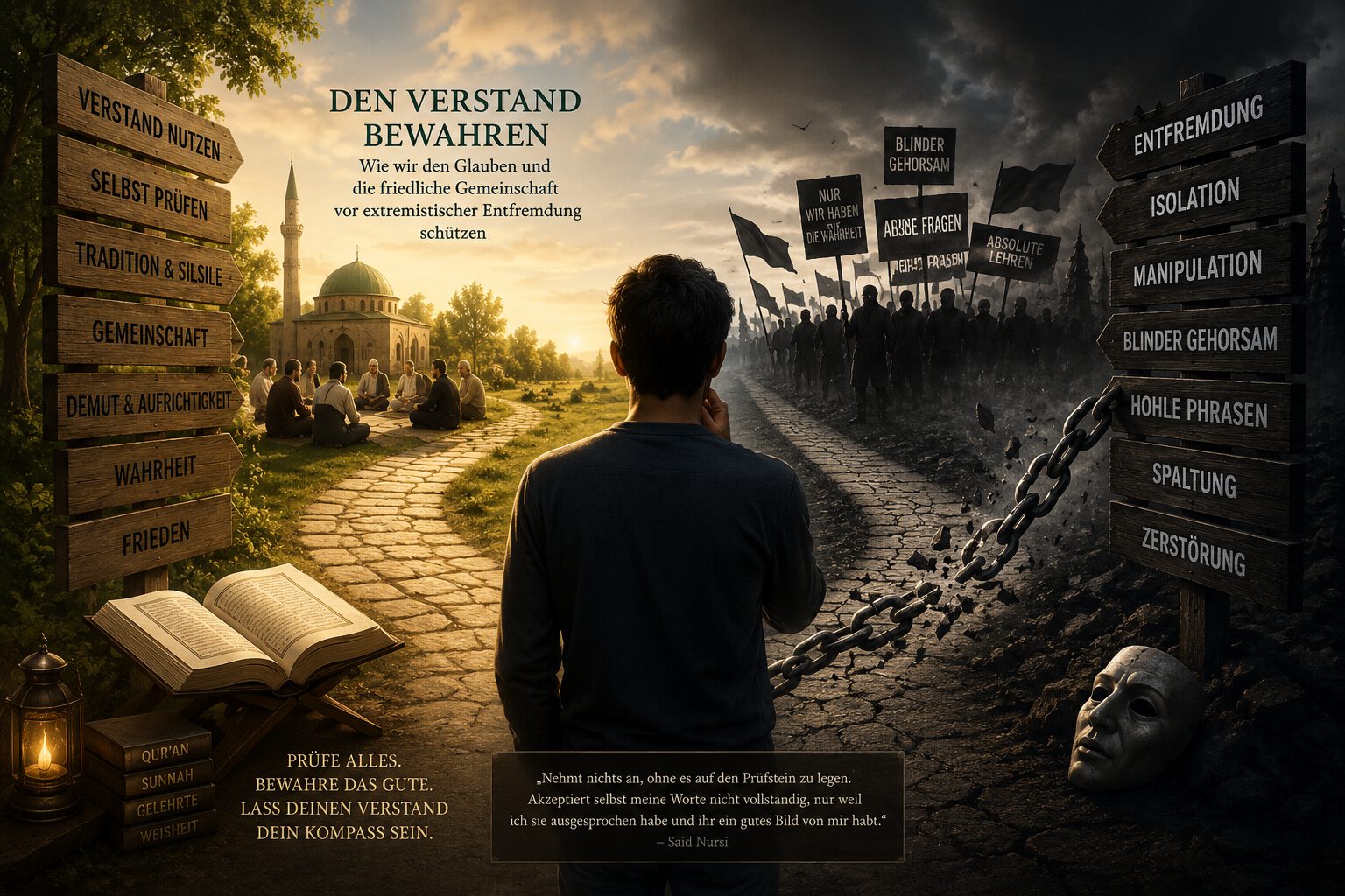 Den Verstand bewahren Schutz vor Extremismus